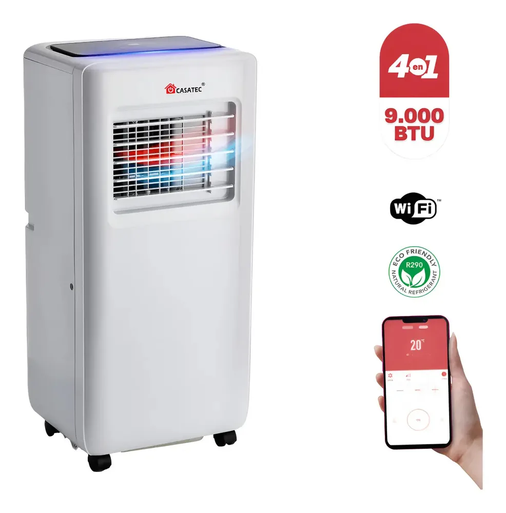 ficha tecnica casatec portatil 9000btu 4 en 1 wifi casatec blanco 96a78f Casatec Portátil 9000btu 4 En 1 Wifi | Casatec Blanco