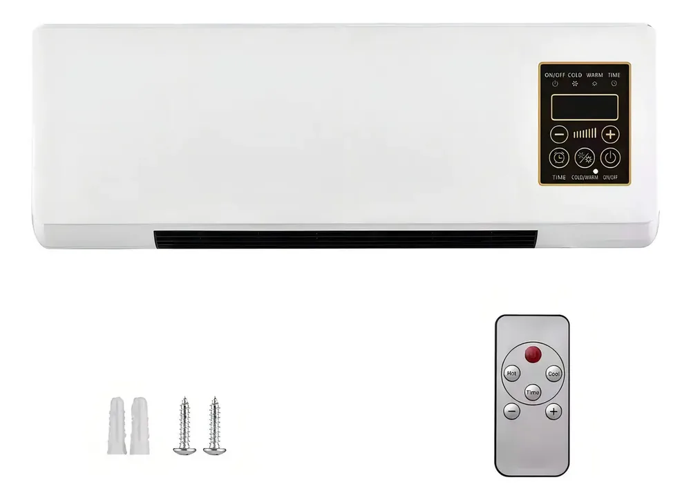 H&D Calefactor De Pared Frio Calor 2 En 1