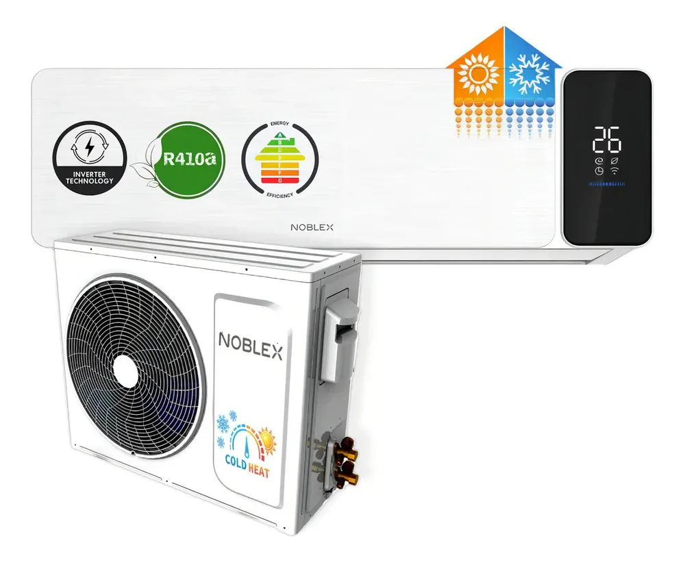 ficha tecnica noblex split inverter frio calor nih18dcw 21acl 18000btu Noblex Split Inverter Frío Calor Nih18dcw-21acl 18000btu